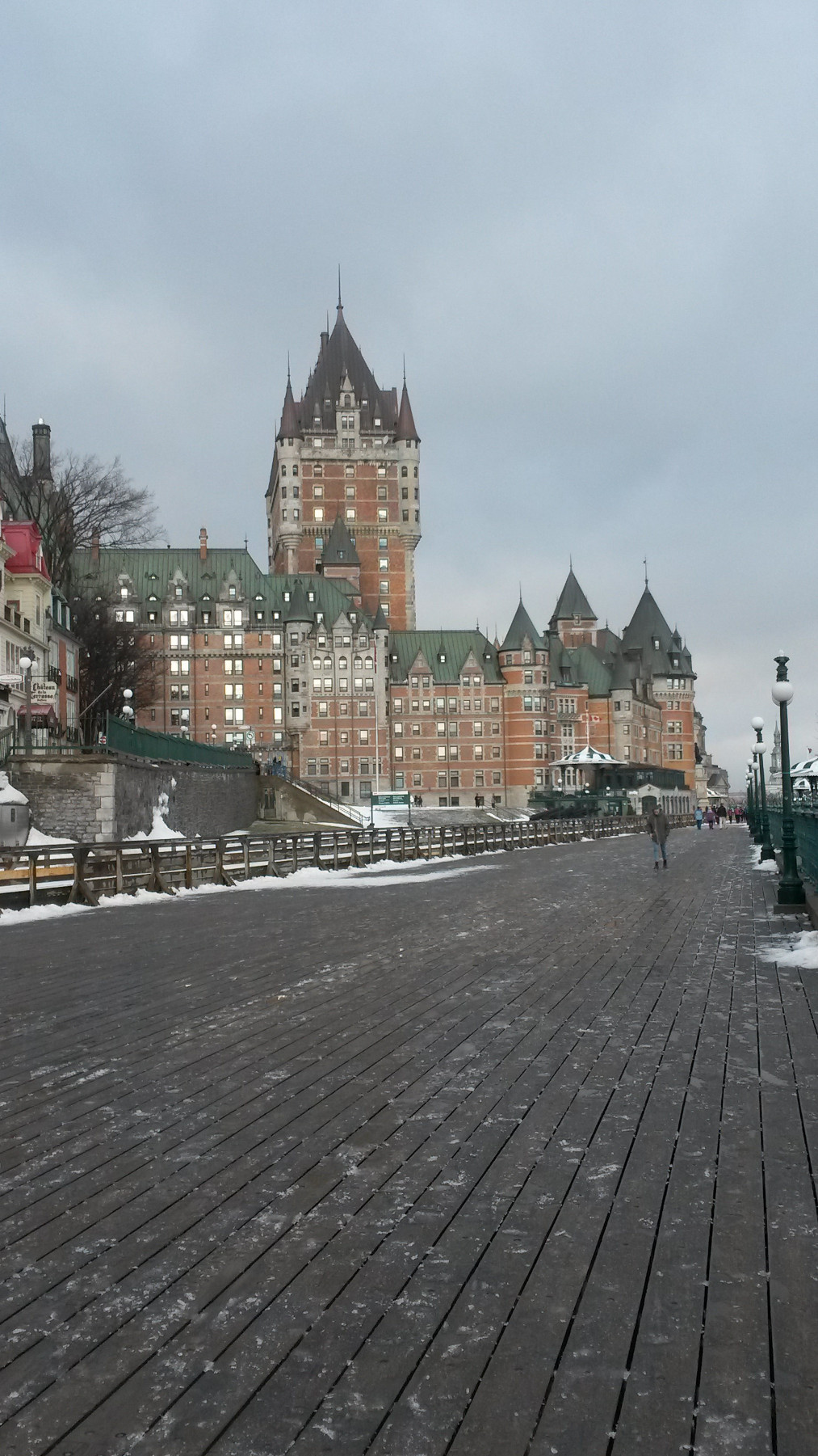 Chateau Frontenac from Governors' Promenade