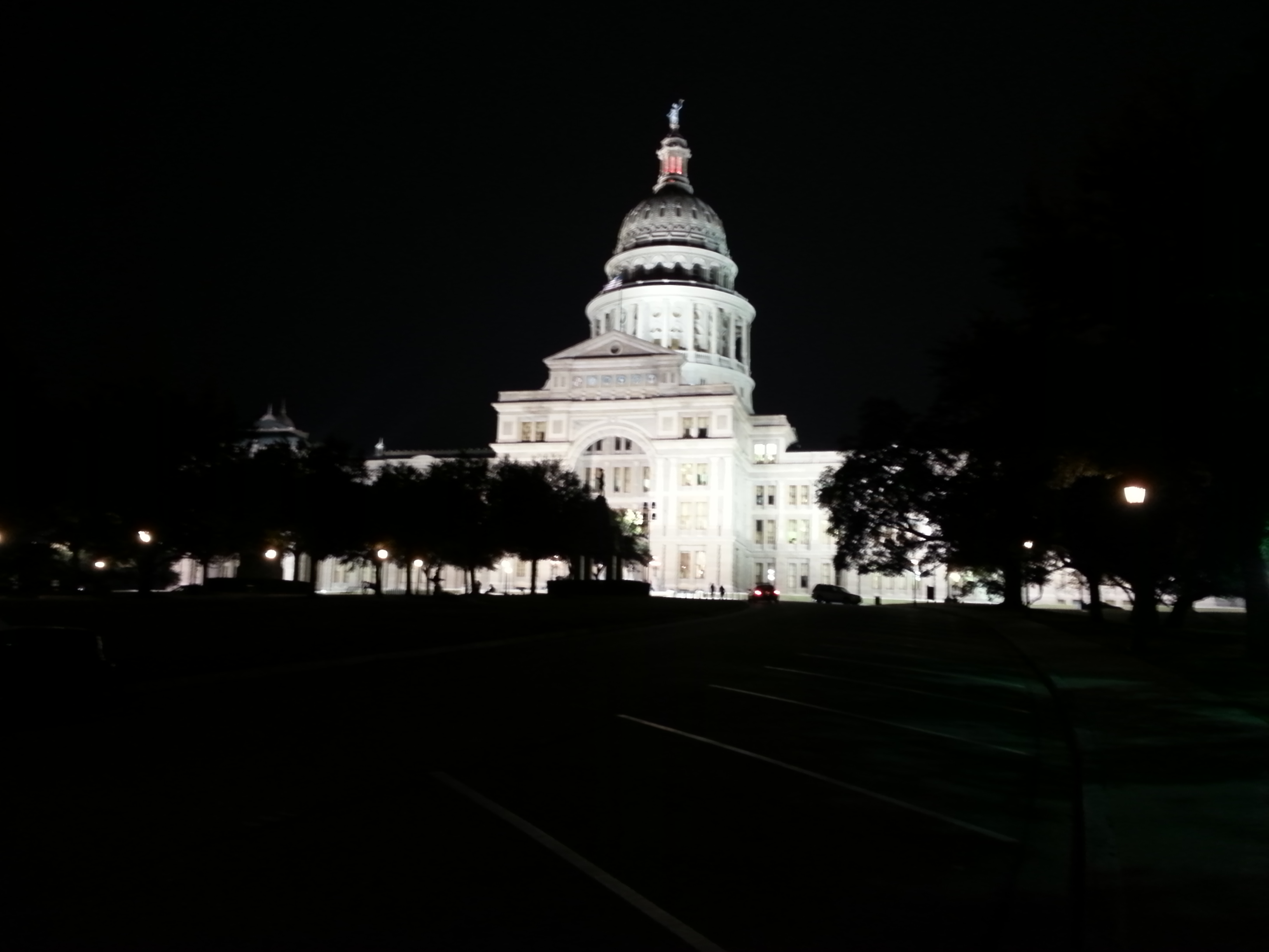 Texas State Capitol at night