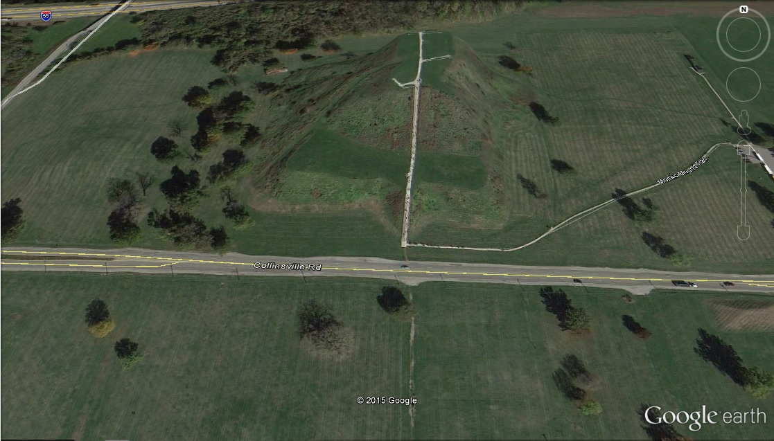 Cahokia mounds in Illinois