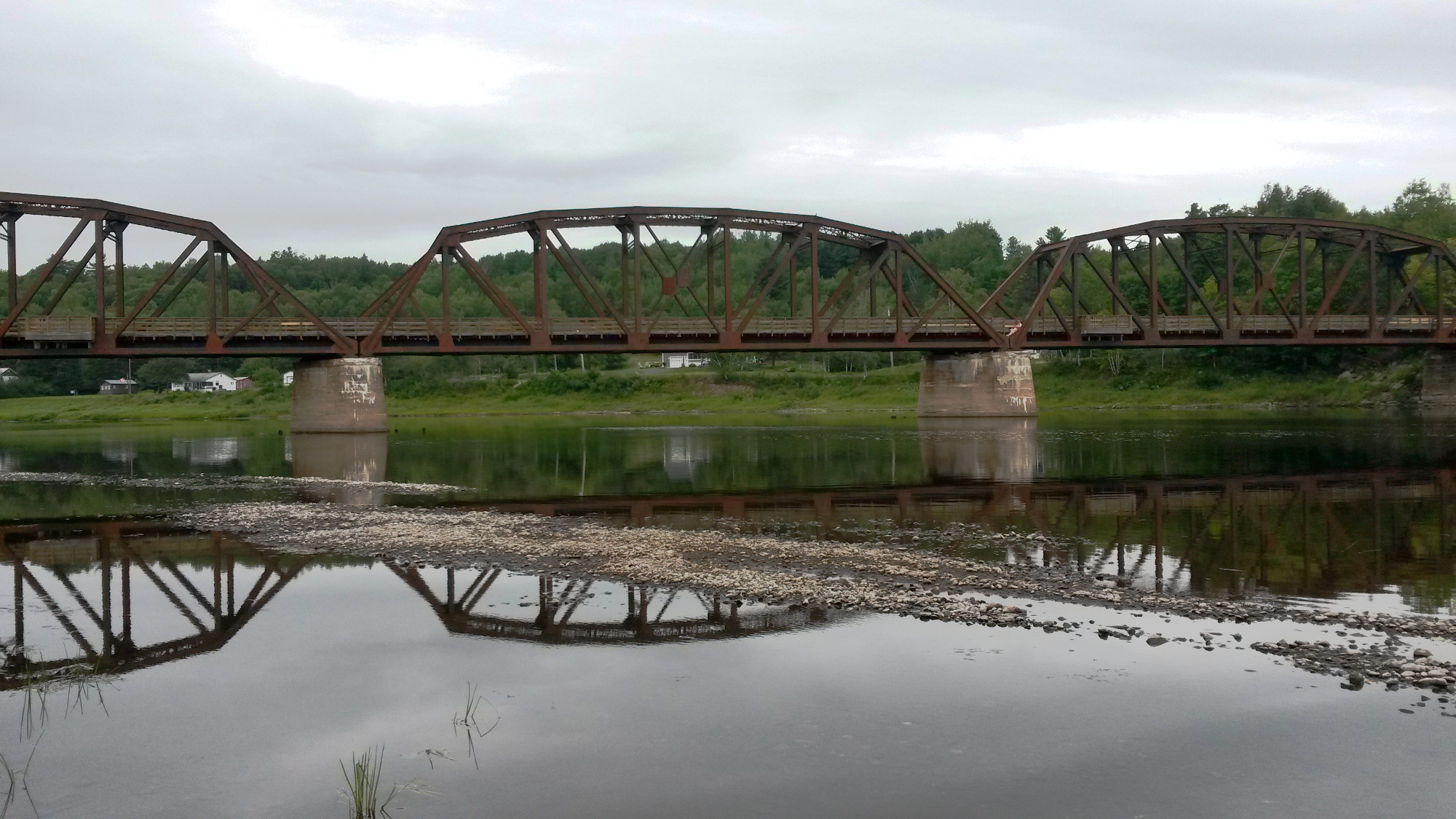 Old train bridge in Doaktown