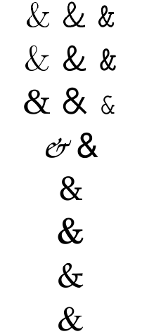 Ampersands in LaTeX