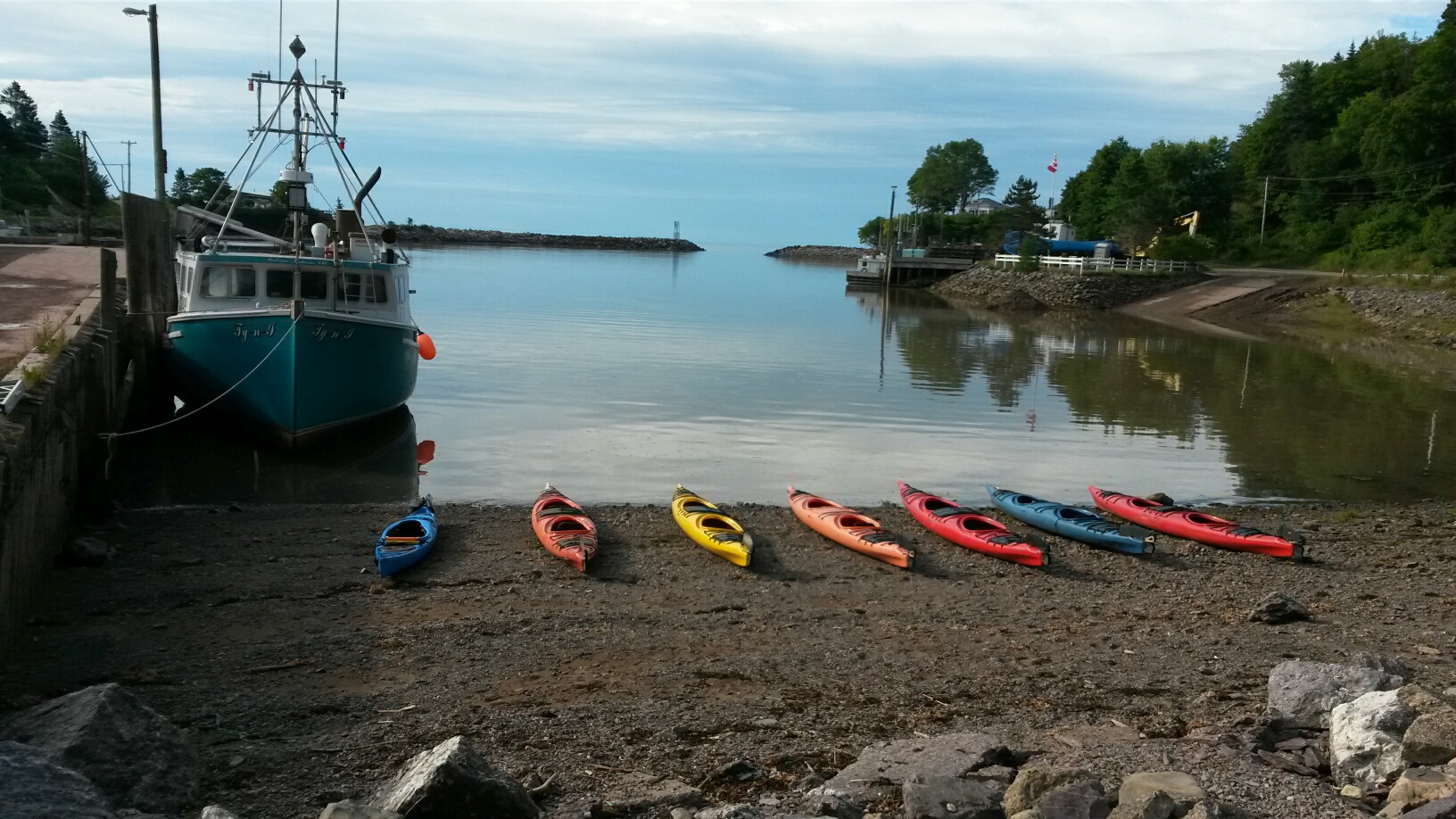 Beautiful morning for sea kayaking