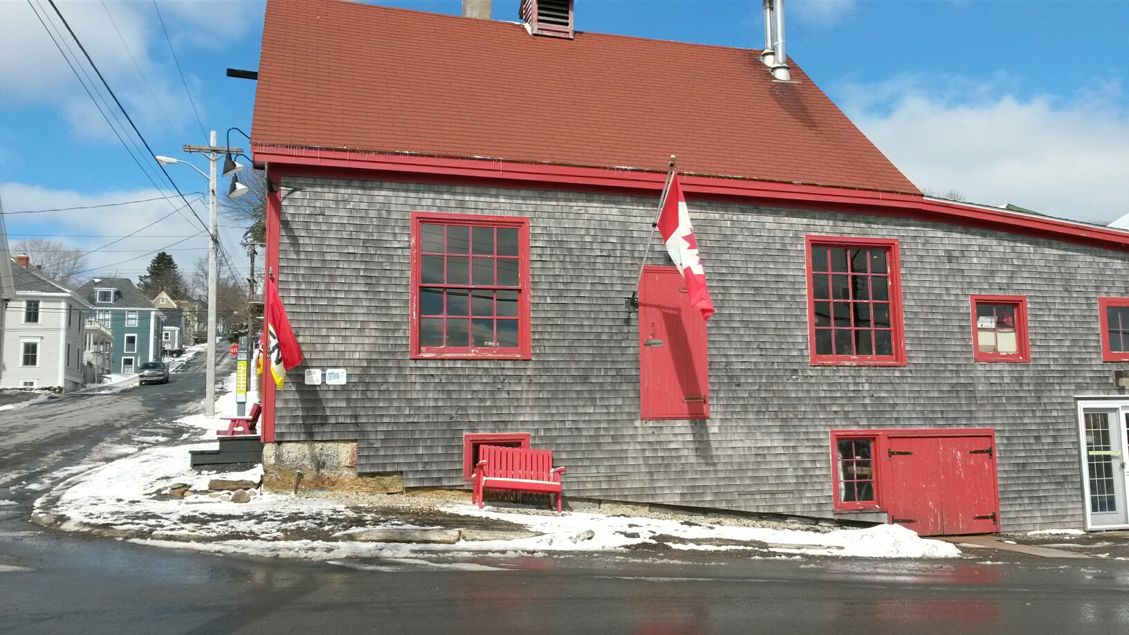 Ironworks Distillery building in Lunenburg