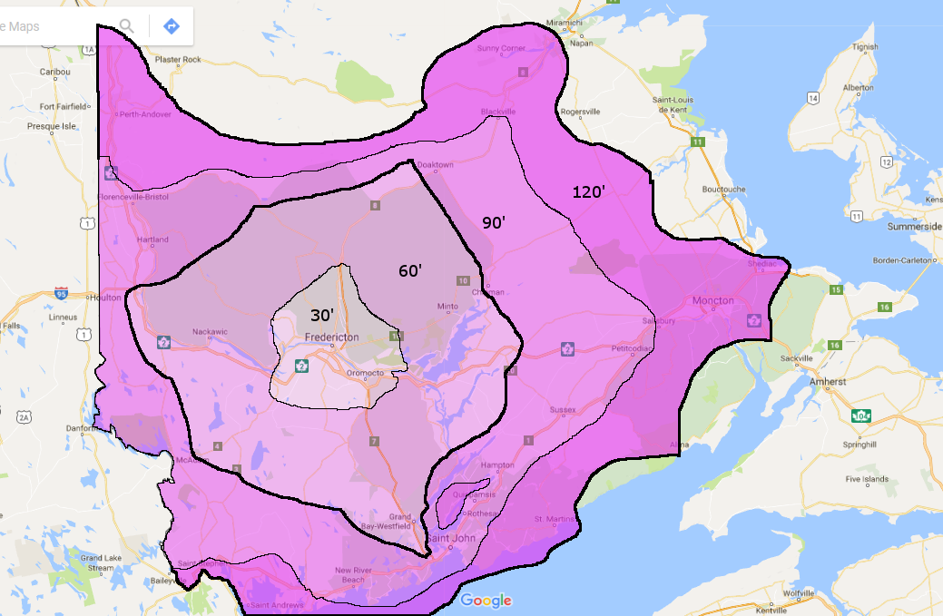 Daytrip map