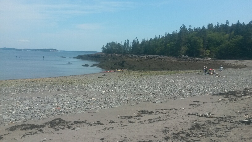 The beach where we had lunch