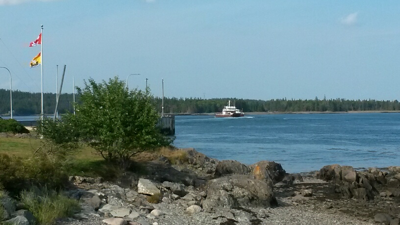 The ferry back to mainland NB