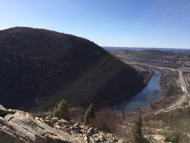 Lehigh Water Gap seen from the Appalachian Trail