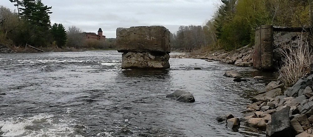 Old dam and mill in Marysville